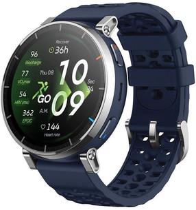 Nutikell Amazfit Active 3 Premium, sinine v./hõbe v.