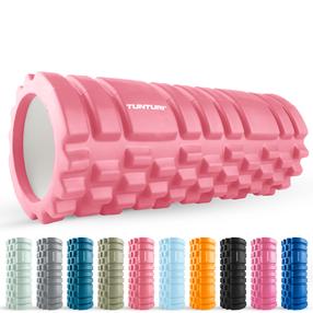 Masažo volelis, jogai Tunturi Yoga Grid Foam Roller 14TUSYO088, 33 cm, 0.85 kg, raudona sp.