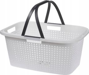 Pesukorv Storage Solutions 62737, 67 l, valge v., 60 cm x 26 cm x 40 cm