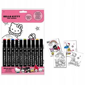 Spalvinimo rinkinys Kids Euroswan Hello Kitty And Friends, įvairių spalvų