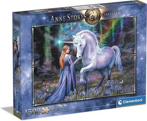 Puzle Clementoni Anne Stokes Bluebell Wood 31735, 59.2 cm x 84.3 cm, 1500 gab., daudzkrāsaina