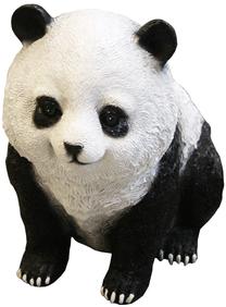 Sodo dekoracija "Panda" Besk 4750959087862, 35 cm x 27 cm x 35 cm, balta sp./juoda sp.