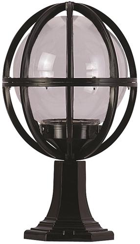 Pastatomas lauko šviestuvas Opviq BSU-68080-BSY-M4-K, 60W, E27, IP65, juoda sp., 30 cm x 50 cm