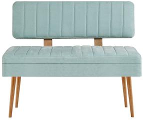 Prieškambario suoliukas Kalune Design Vina 0400 - 1, ruda sp./žalia sp., 110 cm x 36 cm x 85 cm