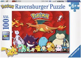 Puzle Ravensburger Pokemon 10934, 36.2 cm x 49.5 cm, 100 gab., daudzkrāsaina