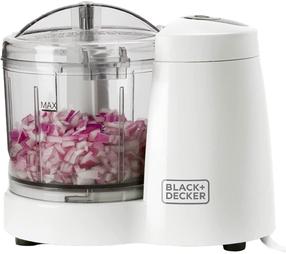 Smalcinātājs Black & Decker BXCH120E, 120 W, balta krās.