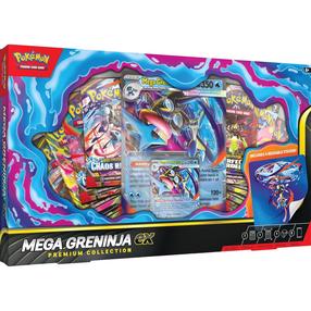 Kortų žaidimas Pokemon TCG Mega Evolution Mega Greninja Ex Premium Collection