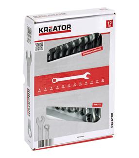 Набор комбинированных ключей Kreator KRT500009, 272 мм, 6 - 22 мм