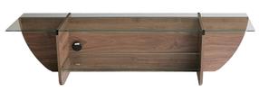 TV galds Kalune Design Lily, valriekstu krās., 158 cm x 35 cm x 40 cm