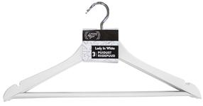 Riidepuu Home4you Lady In White, valge v., 3 tk