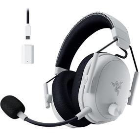 Bezvadu spēļu austiņas Razer BlackShark V3 Pro, balta krās.