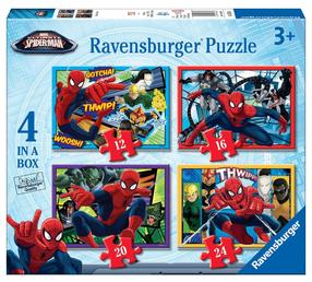 Puzle 4in1 Ravensburger 07363, 19 cm x 14 cm, 72 gab., daudzkrāsaina