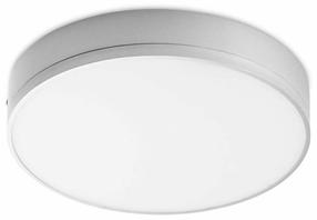 Šviestuvas lubų CristalRecord Prim 02-012-24-420, LED, 4200 °K, 1 x 24 W, balta sp. / sidabro sp., 21,8 x 21,8 cm