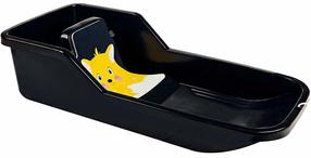 Пластиковые салазки Hamax Baby Bob, черный цв., 81 см x 35.5 см