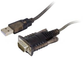 Адаптер Unitek USB to RS232 RS-232, USB 2.0, 1.5 м, черный цв.