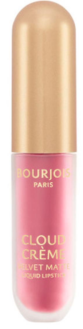 Lūpų dažai Bourjois Paris Cloud Crème Velvet Matte, 3 ml, rose bonbon sp., 01