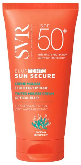Krēms iedeguma kopšanai sejai SVR Sun Secure Blur Tint SPF50+, 50 ml