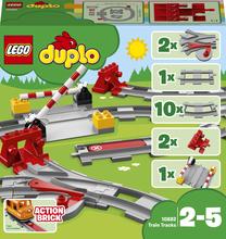 Konstruktorius LEGO Duplo Traukinių bėgiai 10882, 23 vnt.