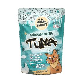 Влажный корм для собак Mr. Bandit, курица/тунец, 0.18 кг