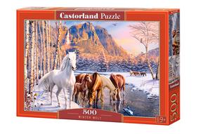 Dėlionė Castorland Winter Melt 500 el. 53704, 33 cm x 47 cm, 500 vnt., įvairių spalvų