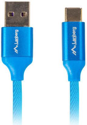 Провод Lanberg USB To Type-C USB, USB Type-C, 0.5 м, синий цв.