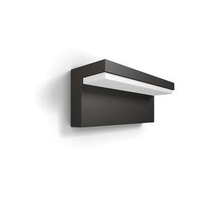 Sieninis lauko šviestuvas Philips Bustan, 4.5W, LED, IP44, antracito sp., 7.8 cm x 9.2 cm