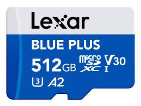Atmiņas karte Lexar Blue Plus, 512 GB, 170 Mb/s