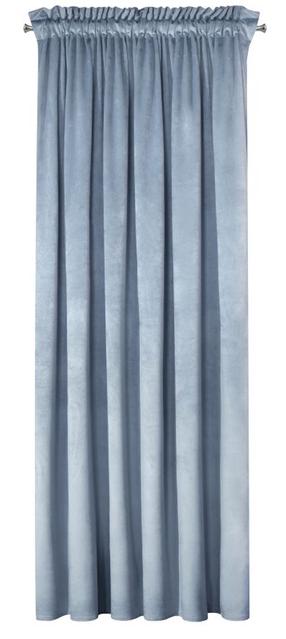 Naktinė užuolaida Rosa, šviesiai mėlyna sp., 135 cm x 270 cm
