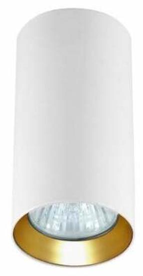 Šviestuvas lubų Light Prestige Manacor, GU10, 1 x 50 W, aukso sp. / balta sp., 6 x 6 x 13 cm