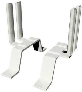 Radiatoru kājiņu komplekts Aeroflow AeroFlow, 325 mm x 610 mm, 2 gab.