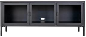 Televizoriaus spintelė House Nordic Brisbane, juoda sp., 130 cm x 40 cm x 55 cm