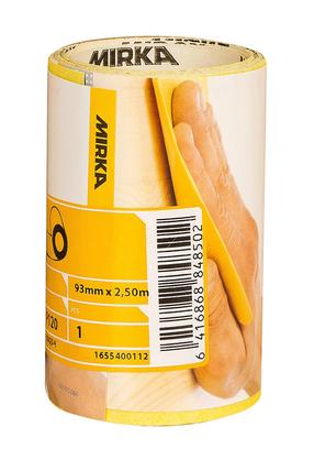 Smilšpapīra rullis Mirka, 180, 250 cm x 9.3 cm