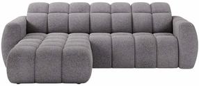 Kampinė sofa Fanito, pilka sp., dešininė, 200 x 288 cm x 105 cm