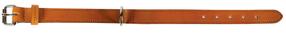 Kaklasiksna suņiem Zolux Leather Lined, gaiši brūna krās., 350 mm x 16 mm