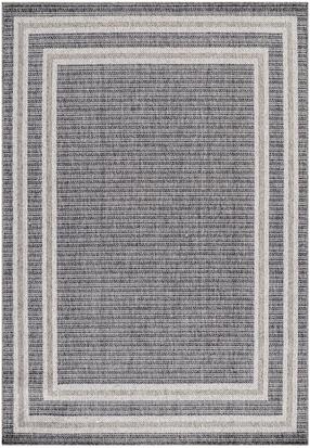 Paklājs āra terasēm Ayyildiz Aruba Border 4901, pelēka krās., 200 cm x 140 cm