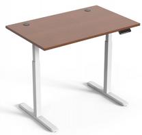 Datorgalds regulējams augstums Up Up Bjorn KD-57021PT/W-D22-30S, 75 cm x 120 cm, 73 - 123 cm, brūna krās./balta krās.