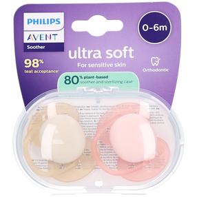 Luttide komplekt Philips Avent Ultra Soft, 0 kuud, kollane v./roosa v.