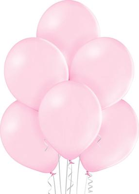 Õhupallide komplekt ovaalsed Belbal Pastel B105, heleroosa v., 100 tk