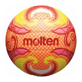 Volejbola bumba Molten V5B1502-O, 5 izmērs, sarkana krās./dzeltena krās./oranža krās.