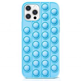 Telefona vāciņš Mocco Bubble, gaiši zila krās., Apple