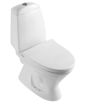 WC-pott, põrandapealne Vento Taberg, kaanega, 350 mm x 690 mm