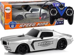  Rc automobilis Lean Toys Champion 510615, 1:18, sidabro sp.
