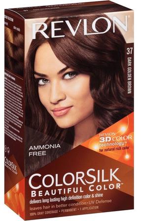 Juuksevärv Revlon Colorsilk Beautiful Color, dark golden brown v., Dark Golden Brown 37