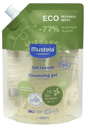 Детский гель для душа и шампунь Mustela ECO Refill, 400 мл