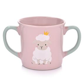 Bērnu krūzīte Ambition Sweetie Sheep, 250 ml, 1 g., 7.6 cm, keramika, rozā krās.