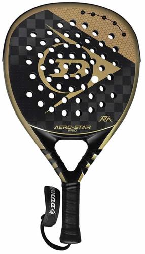 Ракетка для падела Dunlop Aerostar Pro 16K, золотой цв./черный цв.