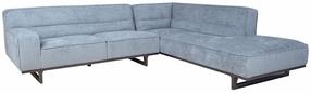 Kampinė sofa Home4you Hasso, pilka sp., dešininė, 272 x 240 cm x 79 cm