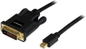 Adapteris StarTech Mini DisplayPort to DVI MDP2DVIMM6B Mini DisplayPort, DVI, 1.82 m, juoda