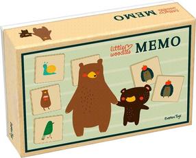 Atminties (memo) žaidimas Barbo Toys Little Woodies