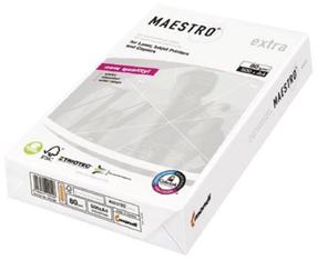 Ofisa papīrs Mondi Maestro Extra, A4, 160 g/m², balts krās., 29.7 cm x 21 cm, 250 lapu gab.